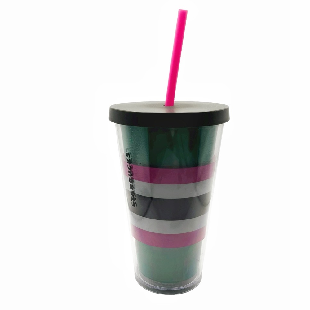Starbucks Striped Cold Cup Tumbler